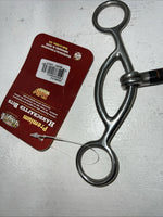 New Tough 1 5” SS/SI Gag Snaffle Copper Lined Bit #25096 U-5 