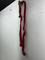 New SIMCO Red Nylon Braided One Ear Headstall #2900 Y-3