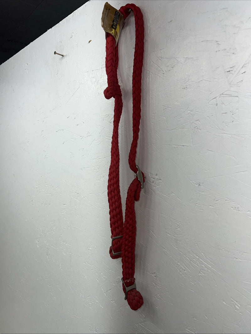 New SIMCO Red Nylon Braided One Ear Headstall #2900 Y-3