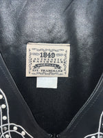 New Women’s Black 1849 Authentic Ranchwear Beaded Western Show Vest Medium WW-81