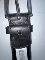 New Black Genuine Leather HD Extreme  36” Belt #N2711001 Z-156