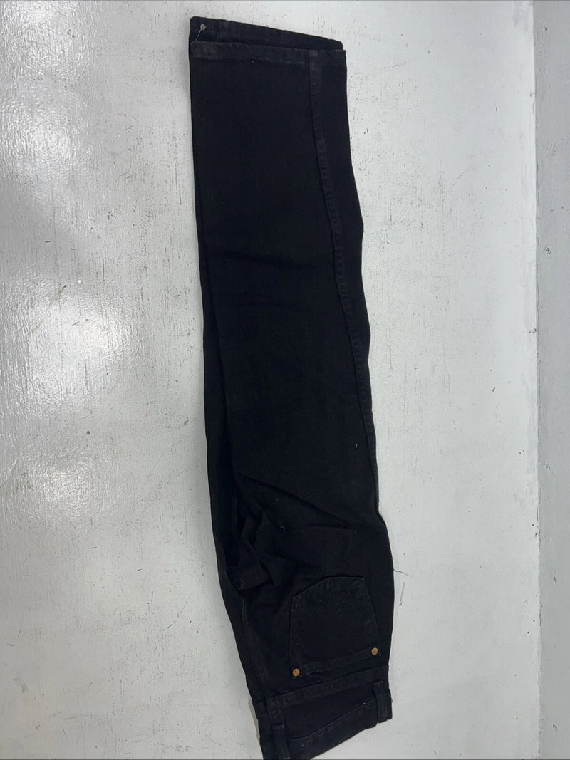 New Boys Black Wrangler Cowboy Cut Pro Rodeo Denim Jeans. 11/25 1/2 B-28
