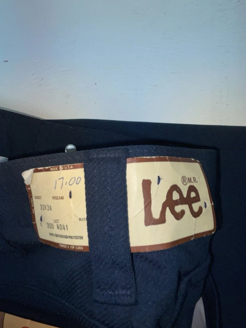 New Vintage Blue Lee Polyester Pants #2004041 ZZ-25