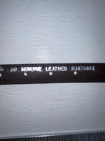 New Brown Genuine Leather Nocona Silver Pendent 30” Belt #N3420402 JJ-137