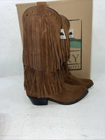 New Women’s Brown Fringe Smoky Mountain Cowboy Boots. 6566 M 6. 20-133