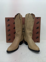 New Men’s Cream Texas Imperial Cowboy Boots. M 129 9 D. 4-22