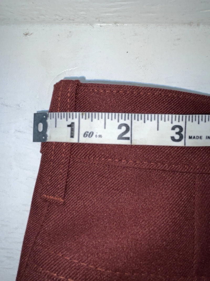 New Vintage Red Dickson Jenkins Polyester Pants #9928 XX-15