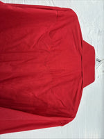 New Men’s White Horse Western Red Long Sleeve Pearl Snap XL V-12
