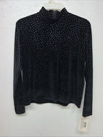 New Women’s 1849 Authentic Ranchwear Black Multicolor Long Sleeve Shirt S WW-19