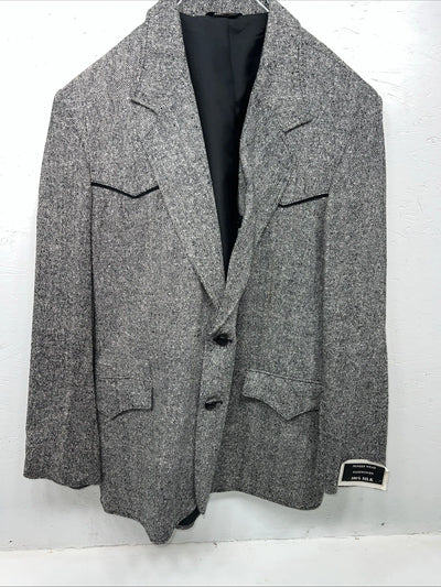 New Men’s Pioneer Wear Grey Suit Jacket 46 #12014 X-604