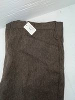 New Vintage Brown Circle S Polyester Pants #CP4776 OO-5