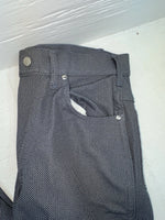 New Vintage Gray Speckled Miller Polyester Pants #2624 OO-71