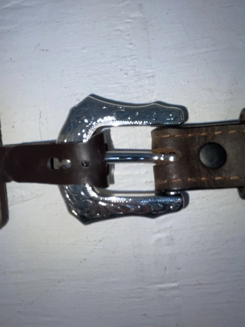 New Brown Genuine Leather Nocona 24” Belt #3212044 NN-38