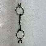 New O Ring Snaffle With Draw Rein Hooks LLL-13