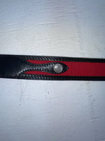 New Red Genuine Leather Wrangler 34” Belt #628005 JJ-5