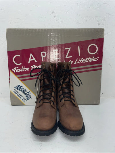 New Women’s Brown Lace Up Capezio Cowboy Boots. L 549 5 M. 2-45