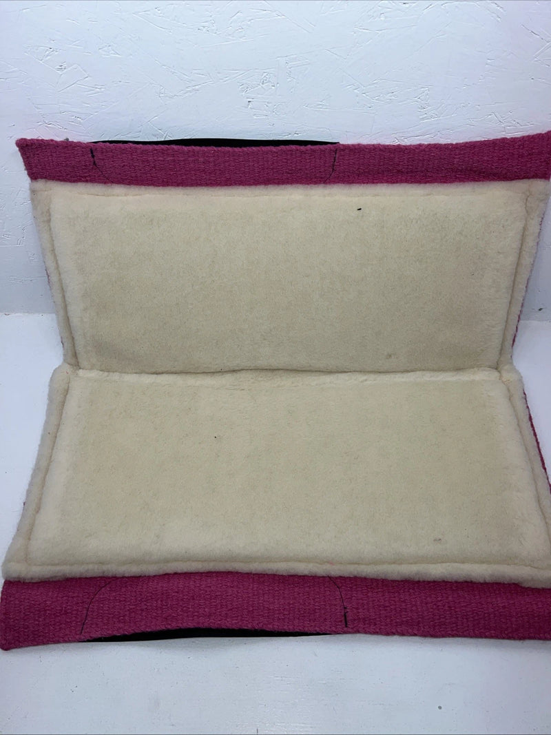 New Professionals Choice Pink Wool SMx Air Ride Saddle Pad 30x34 Pad-17
