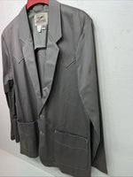 New Men’s Boone Industries Grey Suit Jacket XL AA-608 