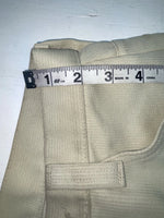 New Vintage Cream Lee Polyester Pants #2084612 3A-33