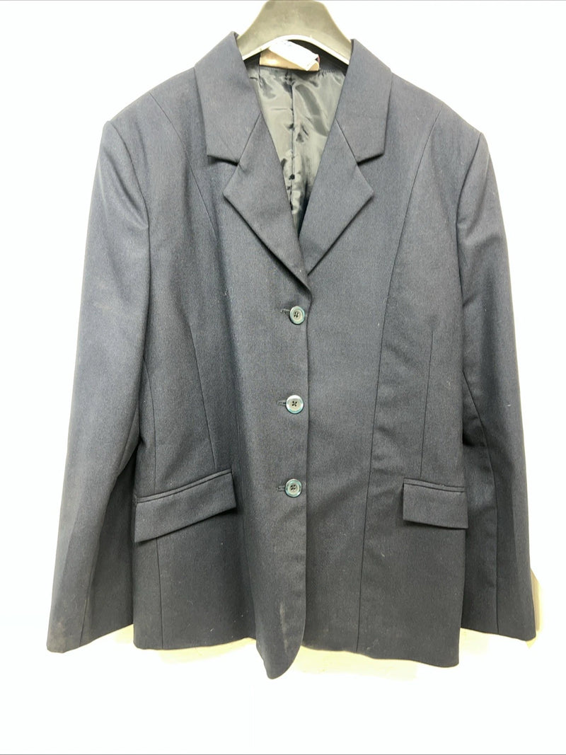 New Women’s Comfort Riders Blue Hunt Meister Riding Coat 14 Large JJ-602