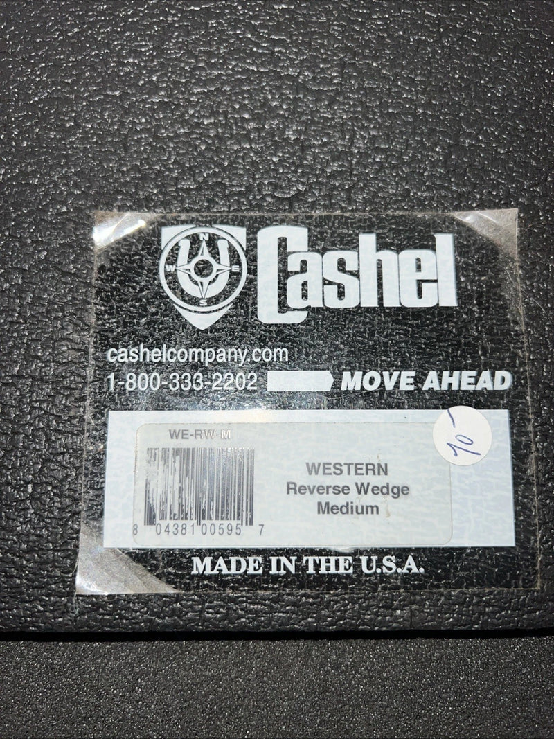 New Cashel Black Reverse Wedge Saddle Pad 28x28 Pad-10