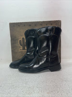 New Kids Black Laredo Cowboy Boots. 2050 1.5 1 1/2 M. 23-111