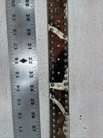 New Cow Print Genuine Leather Blazin Roxx Bling S Belt #N3510602 Z-28