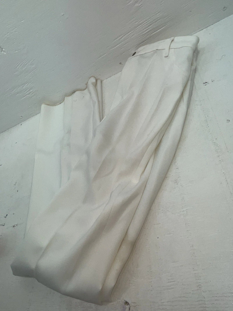 New Vintage White Dickson Jenkins Polyester Pants VV-64