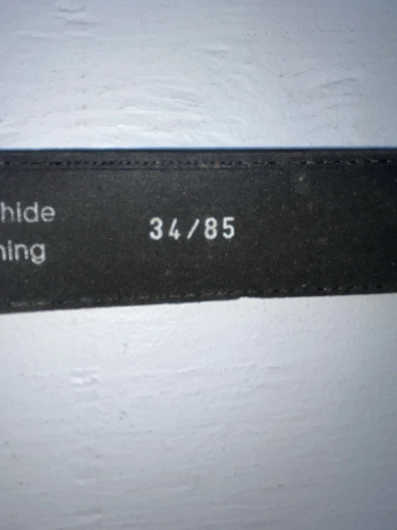 New Black Genuine Leather Chambers 34” Belt #M450 JJ-75