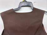 New Women’s Lady DJ Brown Showing Vest Size 40 YY-29