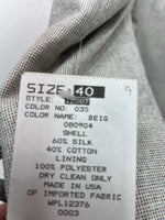 New Men’s Pioneer Wear White Suit Jacket 40 #12007 W-604