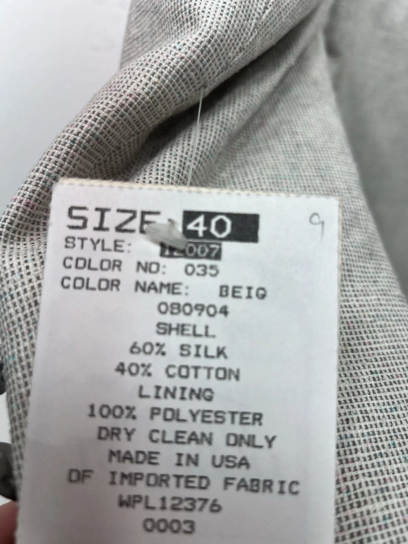 New Men’s Pioneer Wear White Suit Jacket 40 #12007 W-604