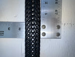 New Black Genuine Leather DBL Barrel Braided 40” Belt #N1311777 JJ-85