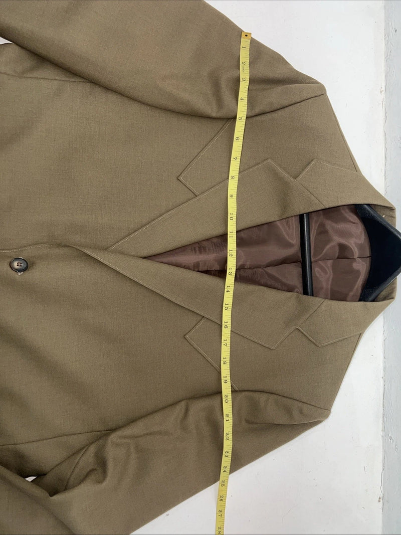 New Men’s HbarC California Ranchwear Green Suit Jacket 42R #17007 X-600
