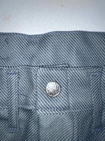 New Vintage Blue Speckled Polyester Pants #2624 OO-62