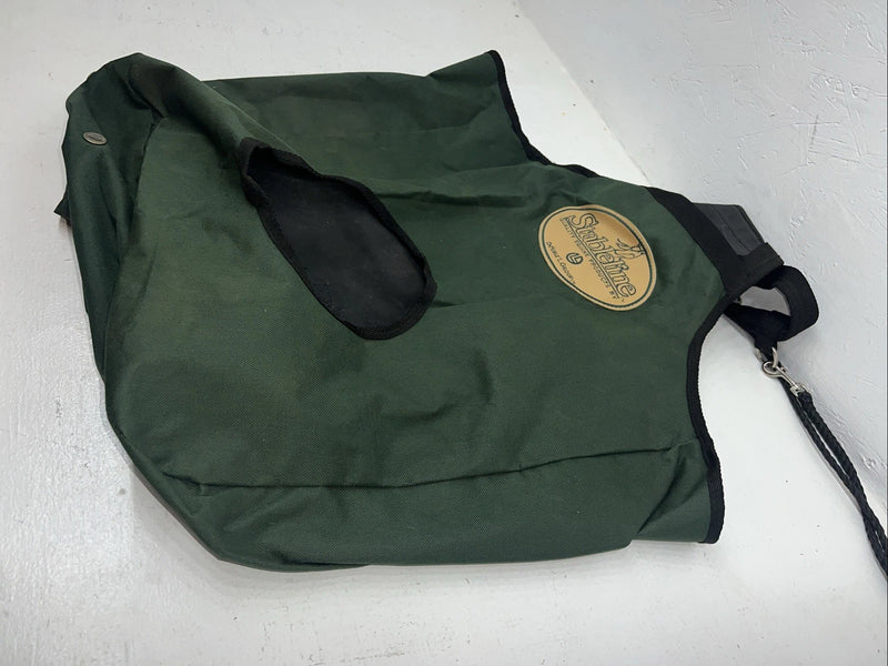 New Green Stableline Hay Bag With Vents On Bottom HH-38