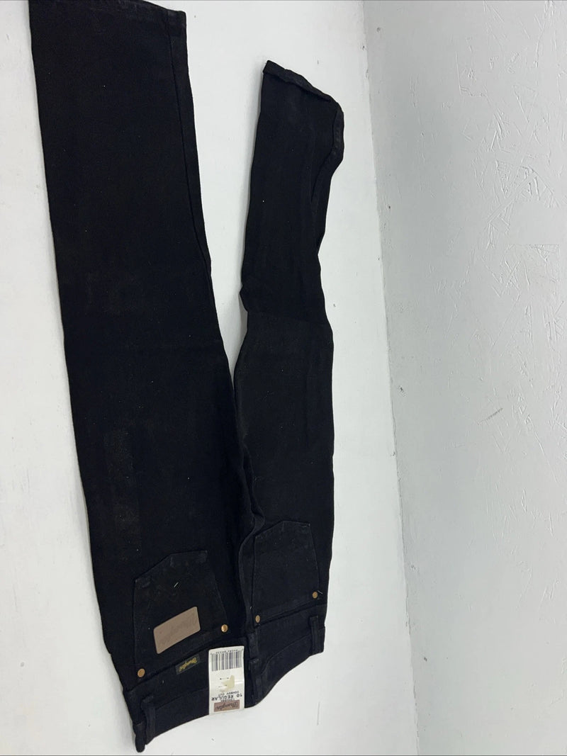 New Boys Wrangler Cowboy Cut Black Slim Fit Denim Jeans. 10 Regular O-19