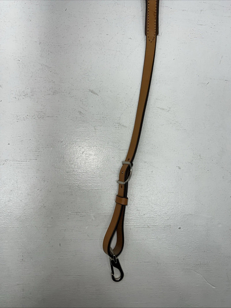 New Leather Circle Y Breast Collar With Silver Plate. 42846107 S-46