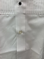 New Classix White Long Sleeve Button Up English Short Large Kids DD-8