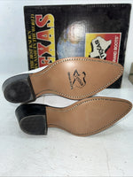 New Women’s White Texas Brand Cowboy Boots. L 198917 7 M. 18-54