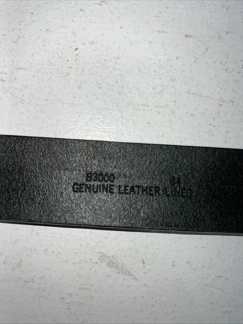 New Badger Black Genuine Leather Belt 34” #B3000 W-16