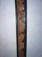 New Brown Genuine Leather Chambers Tooled 34” Belt #WS688 Z-112
