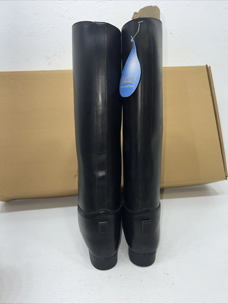 New Women’s Black Ovation English Riding Boots. 457071 7 W. 12-12