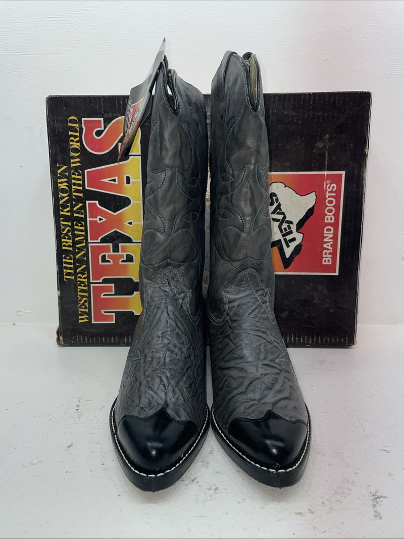 New Men’s Gray Texas Brand Cowboy Boots. 1082 11 E E. 8-50