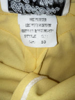 New Vintage Yellow Western Heritage Polyester Pants #G31 3A-89