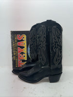 New Men’s Black Texas Brand Cowboy Boots. 7800 11 D. 9-71