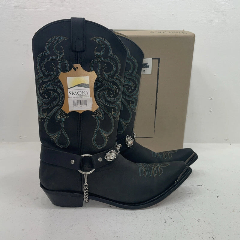New Women’s Black Smoky Mountain Cowboy Boots. 6351 10. 15-161