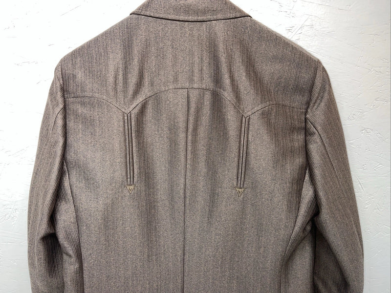 New Circle S Brown Suit Jacket 42L #25832 T-604
