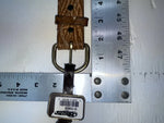 New Brown Genuine Leather Nocona Stitched And Textured 36” Belt #1613099 JJ-74