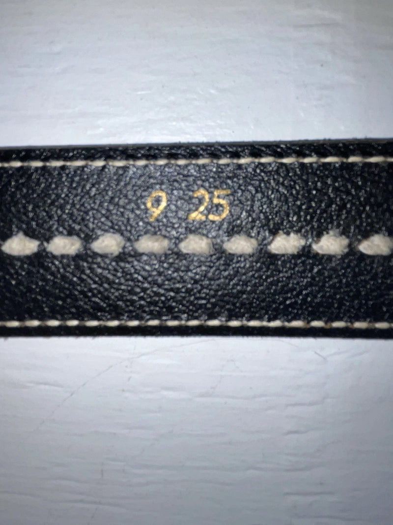 New Blue Genuine Leather Weaved 360 Belt #952 JJ-83